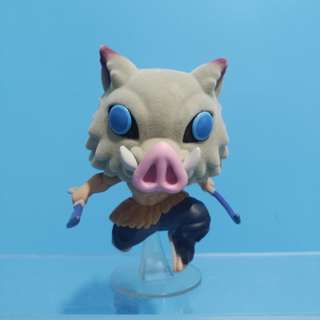 Funko Demon Slayer Flocking Limited Edition Pig Face Inosuke ตุ๊กตาสํานักงานของขวัญสร้างสรรค์คอลเลกช