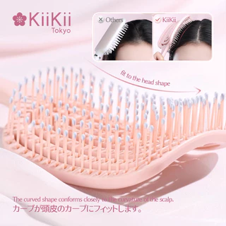 KiiKii Beauty หวีผม หวี หวีนวดผม หวีแอร์รี่ หวีกระดูก โค้งรับศีรษะ ช่วยเกล้าผม ไม่กินผม