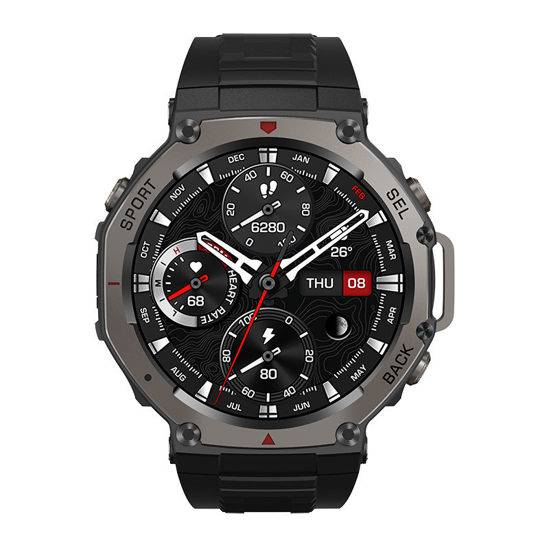 [อุปทานพิเศษ] DM58 สมาร์ทวอทช์ GPS ตําแหน่งดาวเทียมนาฬิกากีฬากลางแจ้งโลหะกีฬาร่างกาย