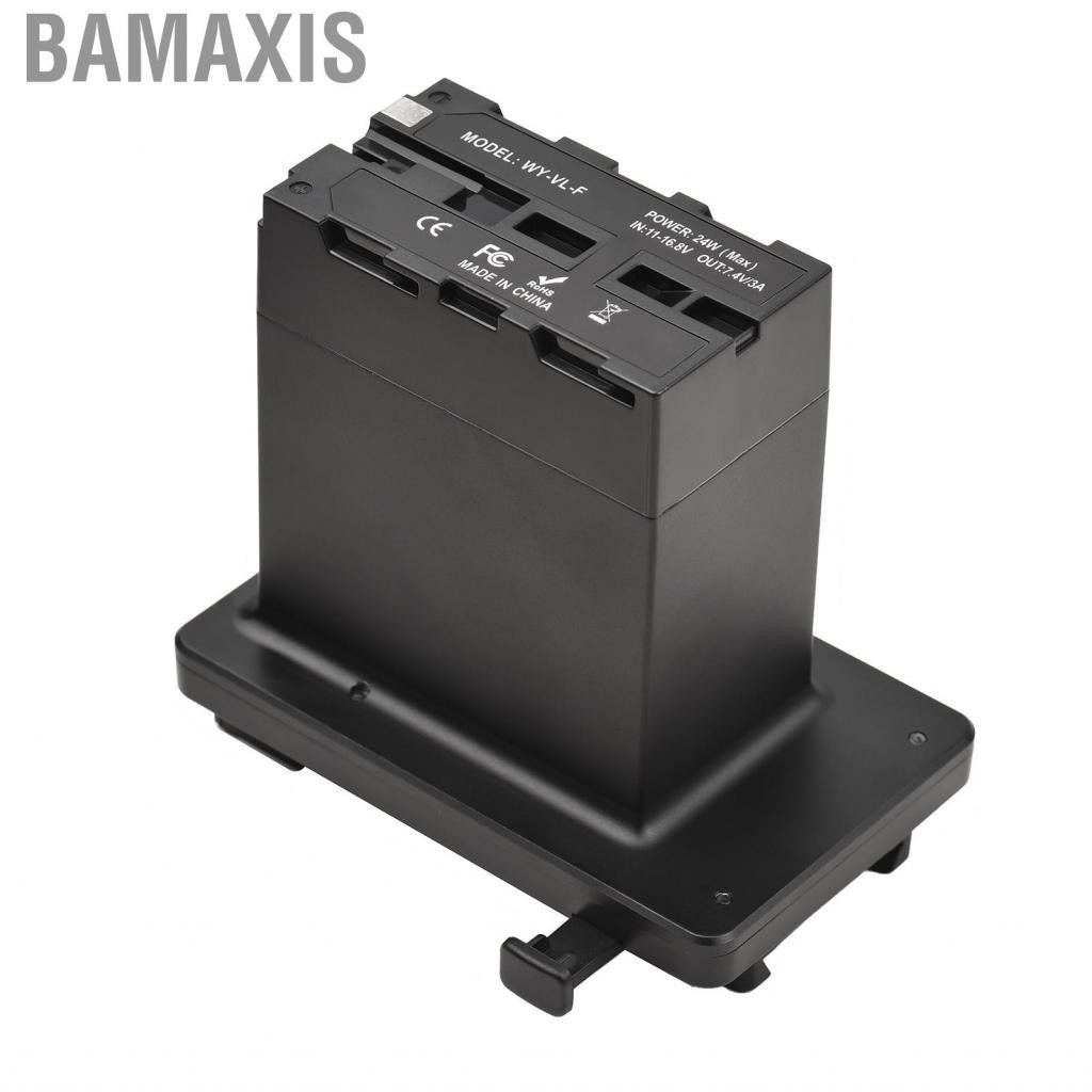 Bamaxis BAMAXIS Andoer V-Lock V ติดตั้งแบตเตอรี่ไปยังอะแดปเตอร์ Dummy NP-F ในตัวถอดรหัสชิปการเปลี่ยน