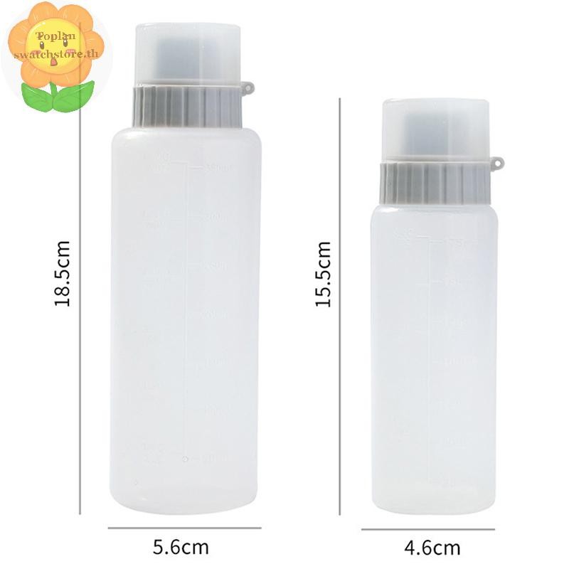 Toplan 1 PC 350/175ml 5 หลุมเครื่องปรุงรสบีบขวดซอสมะเขือเทศมัสตาร์ดบีบขวดซอส Dispenser Storage Jar อุปกรณ์ครัว TH ราคา ถูกที่สุด ดีลบีเคเค แกลเลอรีภาพที่ 5