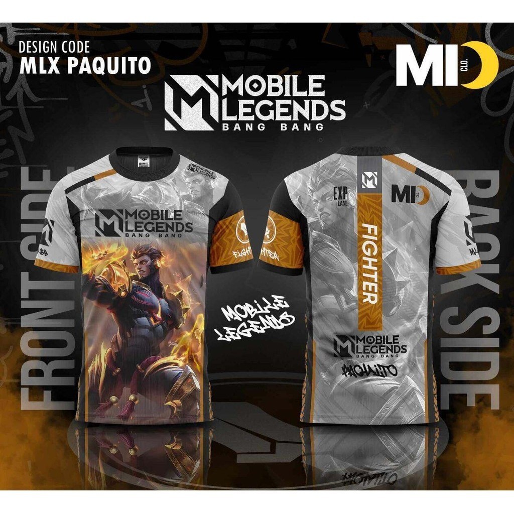 2025 สไตล์เฉพาะมือถือ: การปรับแต่ง Bang Support ดีไซน์ใหม่ที่เกี่ยวข้องในเกม Hero Paquito 3d เสื้อยื