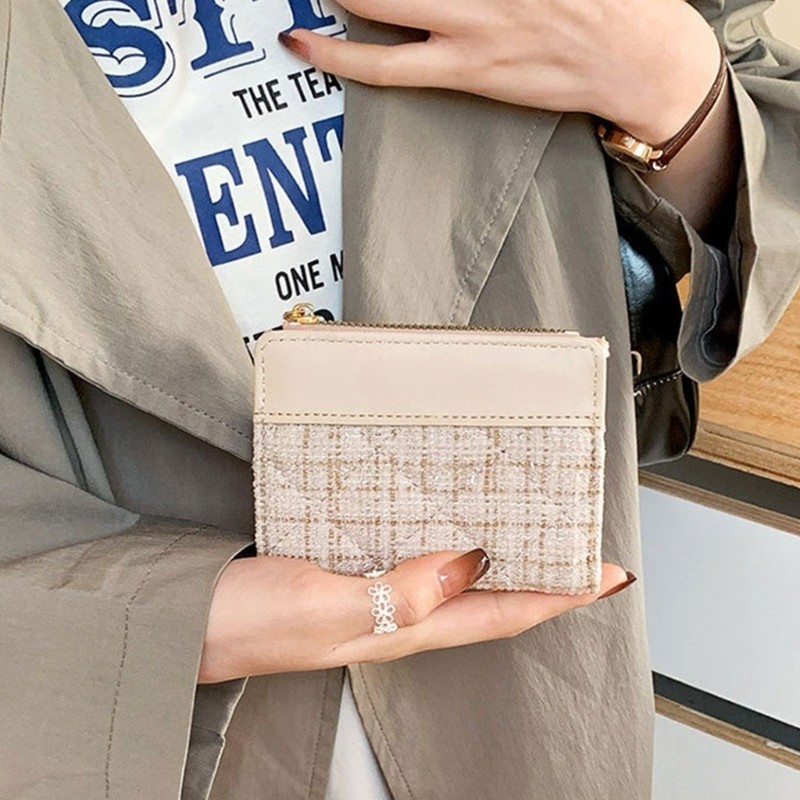 Comereally Women Small Compact Wallets Pu Leather Clutch Purses Card Holder Ladies Purses