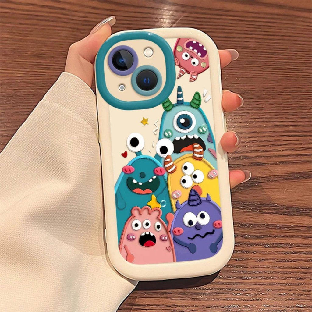 เคสไอโฟน สัตว์ประหลาดตาโต สำหรับ IPhone 13 11 Plus 15 11 12 14 15 PRO MAX XR XS MAX 6SPlus 7Plus 14Plus 15Plus PFK896