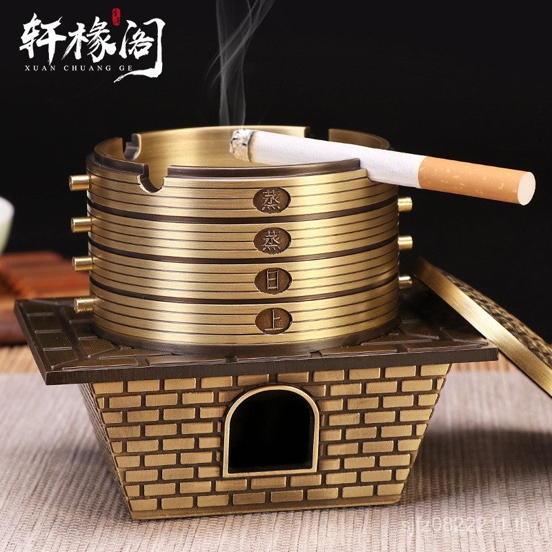 X Xuan Huang Pavilion สําหรับพระพุทธรูปในร่มทองเหลืองไม้จันทน์ Burner พิธีชงชาตกแต่งธูป Burner Air P