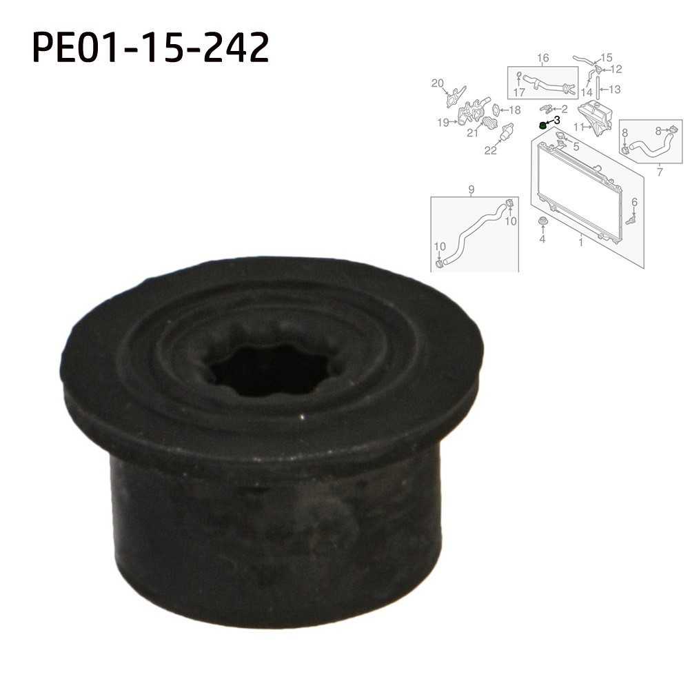 [bestshe 0709] สําหรับ Mazda 3 6 CX-5 บนหม้อน้ํายาง Bushing Mount Insulator PE01-15-242