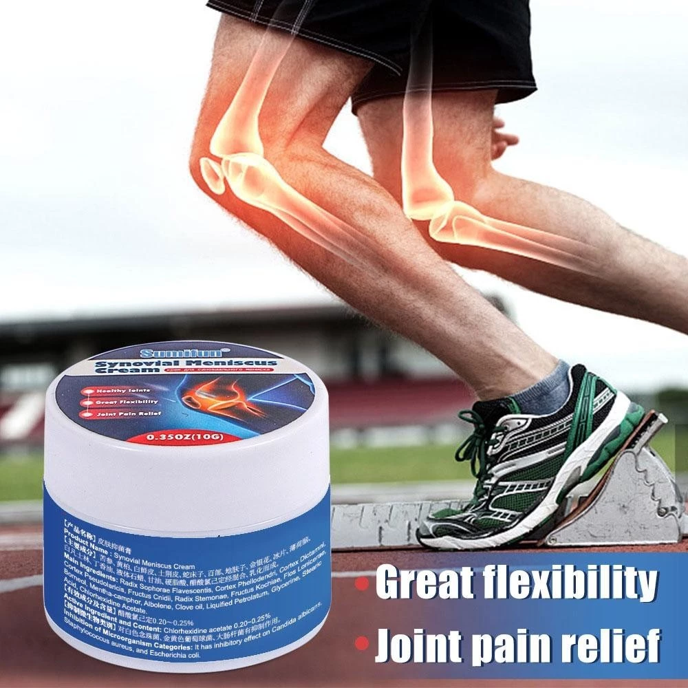 Sumifun ครีมดูแลข้อเข่า Meniscus การบาดเจ็บครีม Synovial Meniscus ครีมบรรเทาอาการปวดข้อ ส่งเสริมความแข็งแรงและความหนาแน่นของข้อต่อ A9Q1