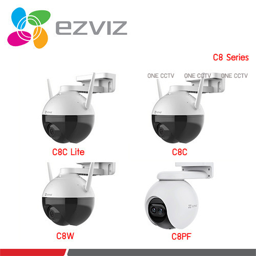เฝ้าระวัง EZVIZ C8C C8W C8CLite C8PF 2MP 4MP กล้อง wifi outdoor หมุนได้