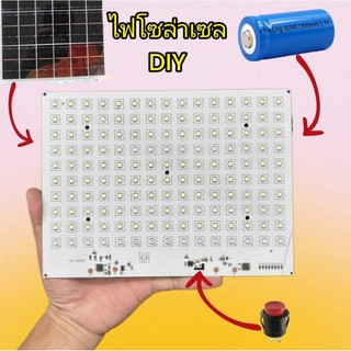 ไฟโซล่าเซล ไฟ LED 3.7 V แผงไฟโซล่าเซล แผงไฟ LED 3.2 - 3.7 V รายการสินค้านี่เฉพาะแผงฯไฟ