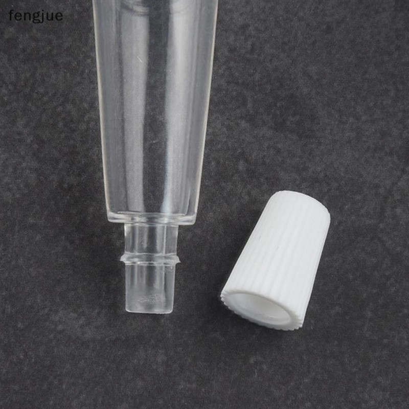Fengjue 10 ชิ้น Mini ขวดรีฟิลตัวอย่างขวดเปล่าพร้อมฝาปิดขวดบรรจุผง TH