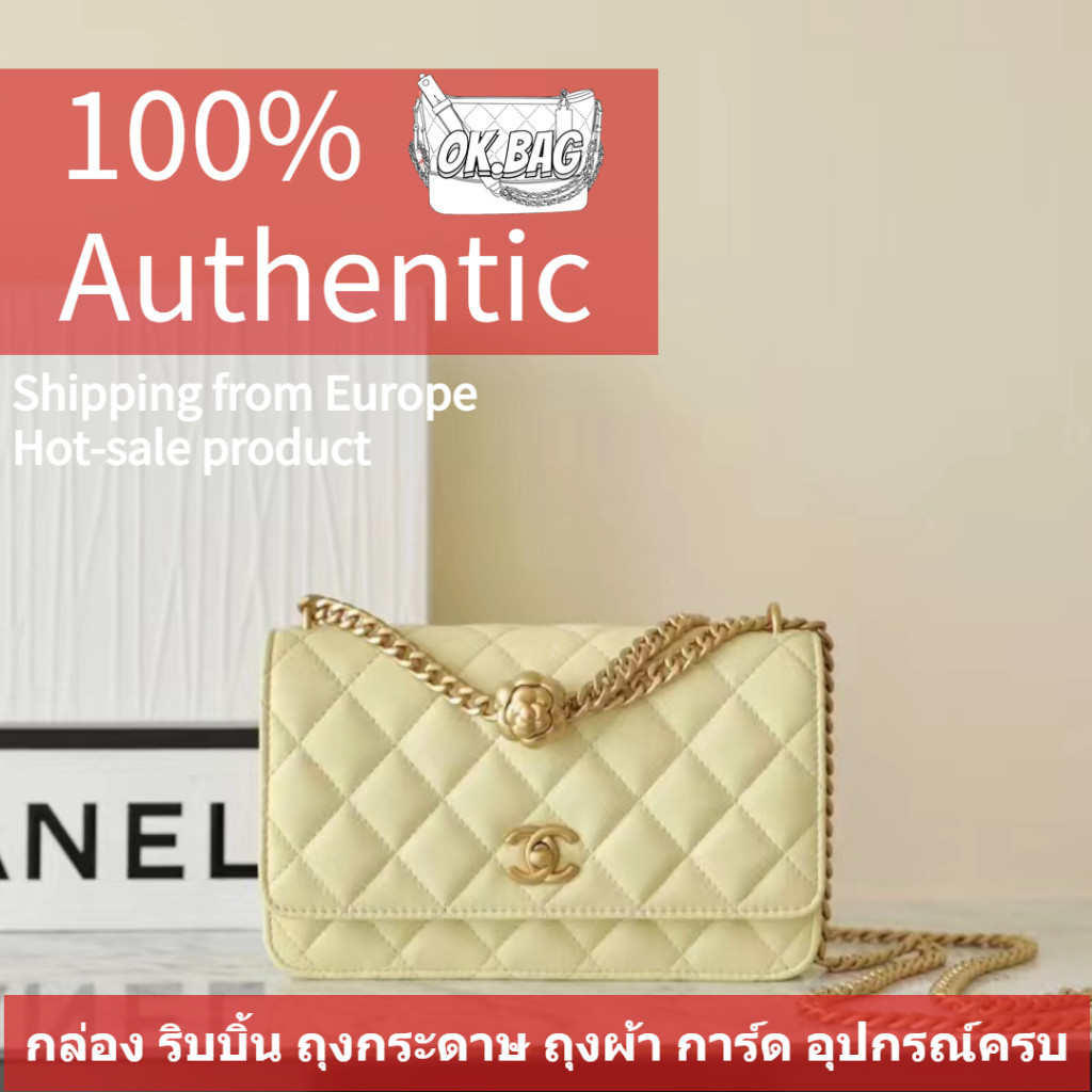 Chanel CHANEL 23S WOC lambskin chain bag กระเป๋าสะพายสุภาพสตรี