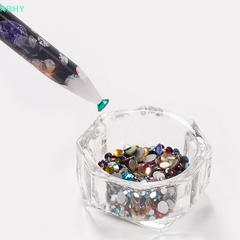 HB เล็บ Dotg ดินสอ Rhinestone Picker Contactless Pick Up เครื่องมือสําหรับคริสตัลขี้ผึ้งดินสอสําหรับหินเล็บอุปกรณ์เสริมและเครื่องมือHY