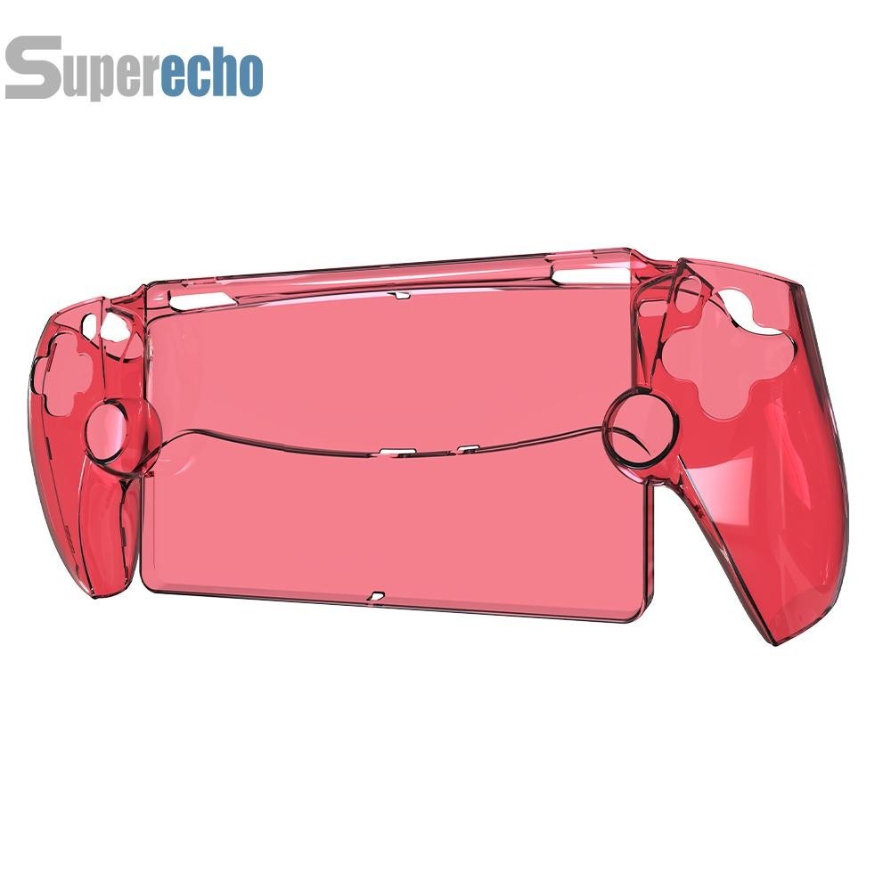 ฝาครอบป้องกันแบบโปร่งใส PC ป้องกันการหล่นล้างทําความสะอาดได้สําหรับ PS5 Portal [superecho.th]