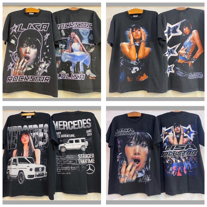 【HOT】lisa rockstar เสื้อผ้าฟอก ผ้าเฟดbio.