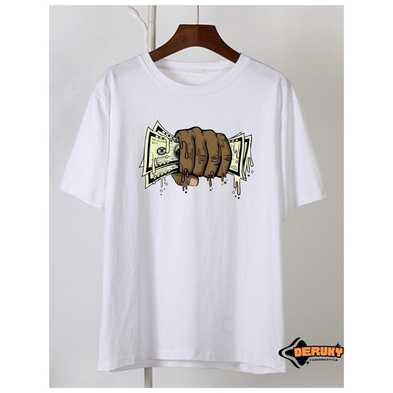 เสื้อยืด | เสื้อยืดโอเวอร์ไซส์ Unisex |เสื้อยืดแขนสั้นผู้ชาย DOLLAR
