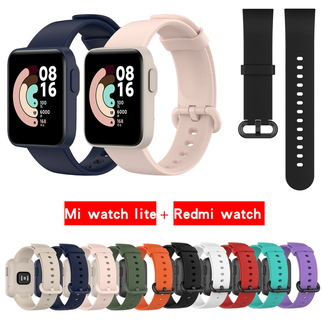 สายซิลิโคนสําหรับ Xiaomi Mi Lite smartwatch/Xiaomi Redmi Watch 2 Lite/Redmi Watch Redmi/Xiaomi Redmi