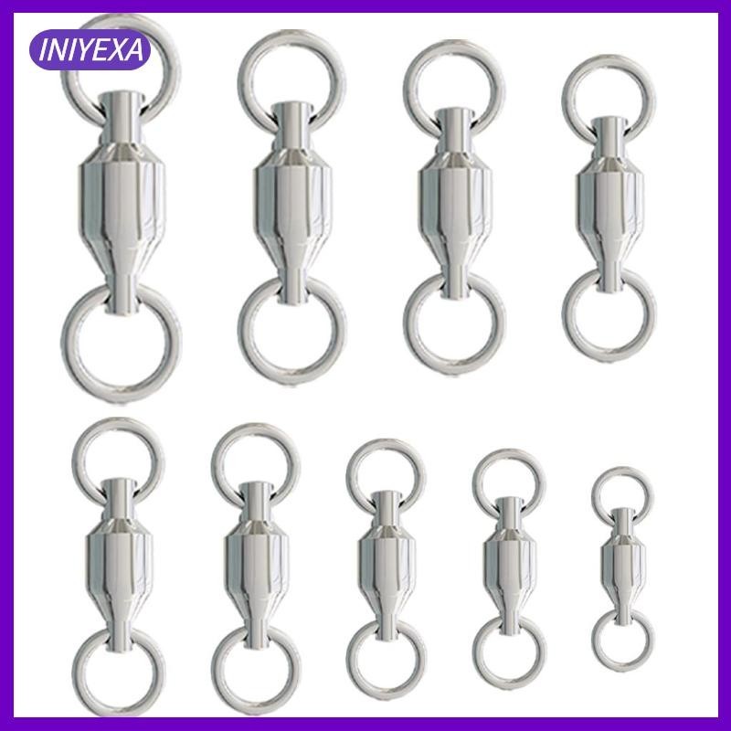 [Iniyexa] 25 ชิ้นแบริ่งลูกหมุนอุปกรณ์เสริม Sea Heavy Duty แหวนตกปลา