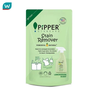 Pipper พิพเพอร์ สแตนดาร์ด ผลิตภัณฑ์ขจัดคราบ กลิ่นเลมอนกราส ถุงเติม 325 มล.