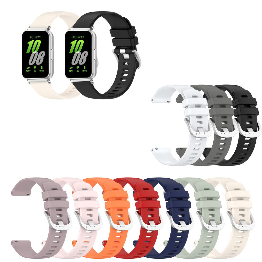 สายรัดซิลิโคนอ่อนนุ่มสําหรับ Samsung Galaxy Fit3 Sport Replacement Band สําหรับ Samsung Galaxy Fit 3 SM-R390