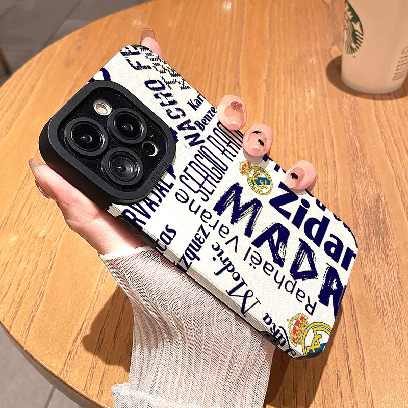 เหมาะสําหรับ Apple 15/14Pro เคสโทรศัพท์ iPhone ใหม่สโมสรฟุตบอล Champions Crown กันกระแทก 7/8plus/13/12mini นิ่ม Frosted ที่ไม่ซ้ํากัน 11pro ซิลิโคนกันกระแทก xs เคสโทรศัพท์ระดับพรีเมียม