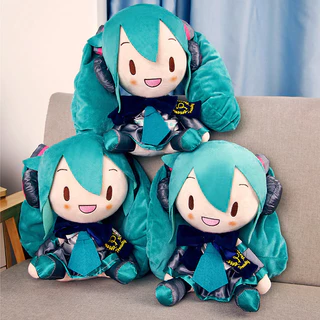 Kawaii H atsune Miku ยัดไส้ของเล่น ตุ๊กตาหมอนตกแต่งบ้านวันเกิดของขวัญคริสต์มาส Miku ของเล่นตุ๊กตา H atsune Miku ตุ๊กตา