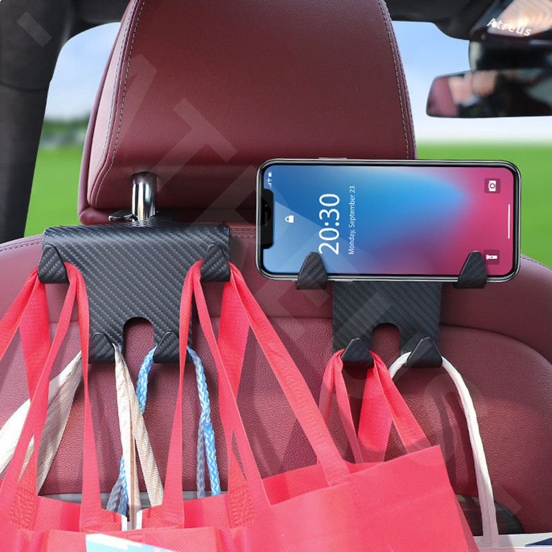 1ชิ้น Mitsubishi ตะขอเเขวนในรถยนต์ ตะขอเก็บของ ตะขอที่แขวนของหลังเบาะรถยนต์ ที่วางโทรศัพท์มือถือในรถยนต์ ตะขอเอนกประสงค์บนรถ สําหรับ Mitsubishi Xpander Cross Triton Grandis Attrage Mirage Outlander Xforce Pajero Sport ASX - รูปที่ 4