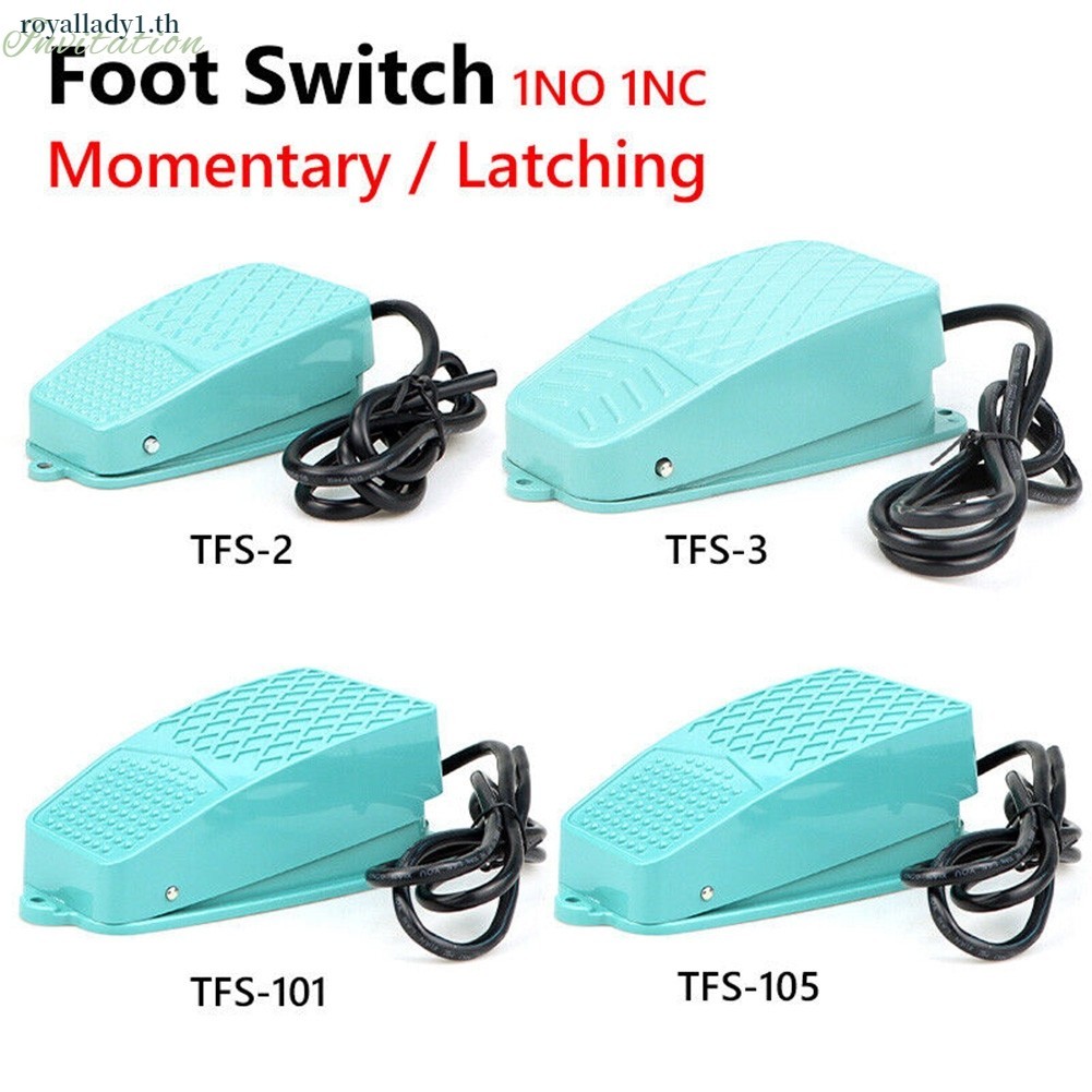 [ในสต็อก] Momentary สวิตช์เท้าเหยียบอุตสาหกรรม Heavy Duty Anti-Slip Electric Footswitch
