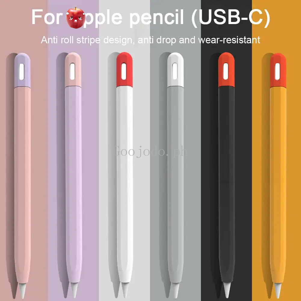 เคสซิลิโคนสําหรับ Apple Pencil 3 USB-C ฝาครอบป้องกันสําหรับ iPad ดินสอ Touch Pen Grip Holder Sleeve Portable Stylus Cover