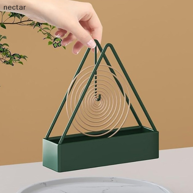 Tar ใหม่ผู้ถือขดลวดยุงผู้ถือธูป Coil ธูป Burner กรอบโมเดิร์น Repellent ธูป Rack สําหรับครัวเรือนห้องนอน Patio N