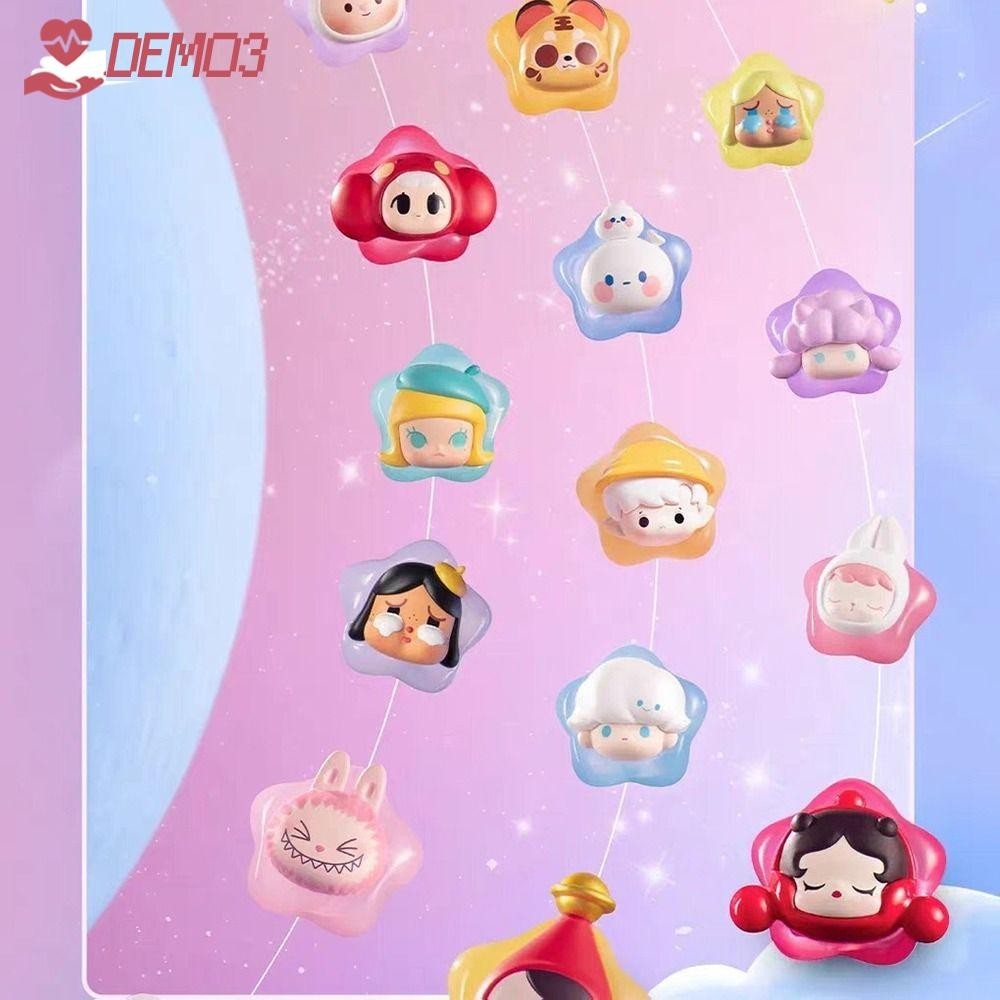 [DEMO3] อะนิเมะรูปการ์ตูน, Kawaii MOLLY Labubu CRYBABY กล่อง, ฟองสบู่ POPMART Pop Bean กล่องน่ารักของเล่นสําหรับเด็ก