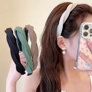 ใหม่ผู้หญิงสาวสวยลื่นผมhoop Headwear Hairbandsแถบคาดศีรษะ