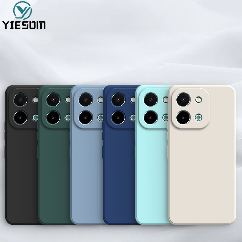 เคสสําหรับ Vivo Y28 4G สีทึบบางเฉียบซิลิโคนเคลือบเคสโทรศัพท์ TPU แบบนุ่มฝาครอบ ราคา ถูกที่สุด ดีลบีเคเค แกลเลอรีภาพที่ 9