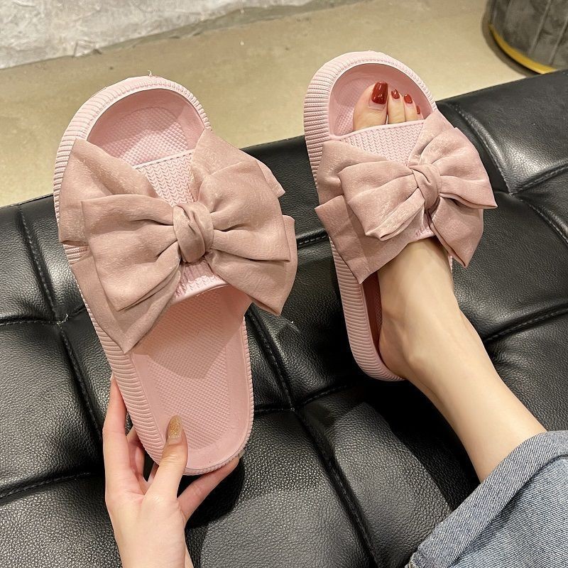 Dioor Ladies ฤดูร้อนใหม่สบายบ้านอาบน้ําหนา soled รองเท้าชายหาดเส้นตรง