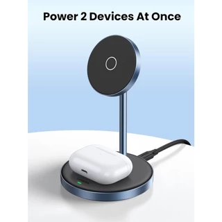 UGREEN รุ่น 90668 แท่นชาร์จโทรศัพท์มือถือไร้สาย Magnetic Wireless Charger Stand 20W Max Stand สำหรับ iPhone