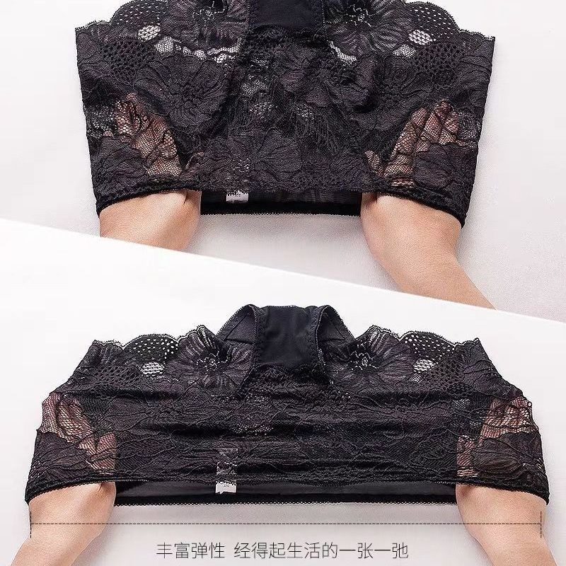 ยุโรปอเมริกันลูกไม้ กลวง บวก ไขมันสุภาพสตรีกลางเอวกางเกงเซ็กซี่ตาข่ายบางสไตล์ ระบายอากาศได้ กางเกงผ้าฝ้ายผู้หญิง - รูปที่ 2