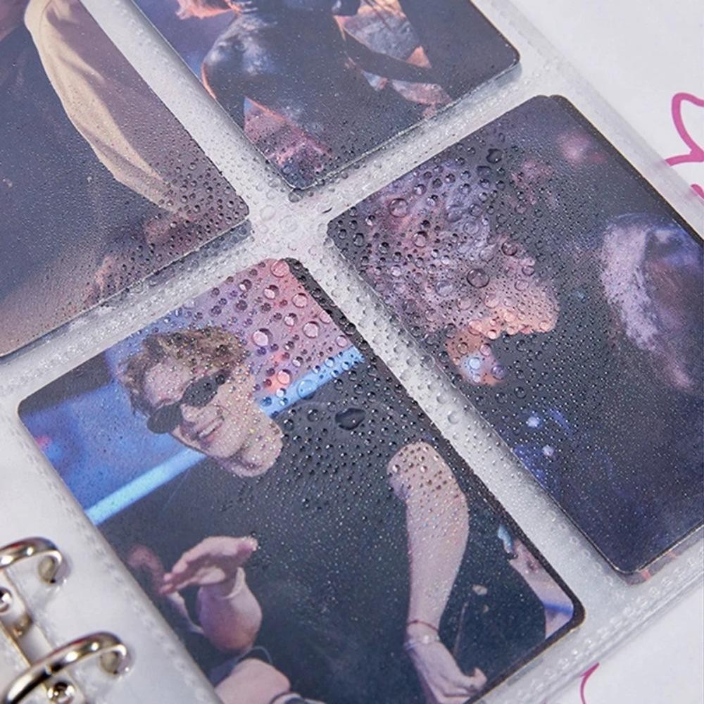 Prettie อัลบั้มโฟโต้การ์ดผีเสื้อ, ที่ใส่โฟโต้การ์ดเครื่องผูกหลวม 3 นิ้ว, ตัวป้องกันน่ารักสไตล์ย้อนยุคการ์ตูนแมวรวบรวมอัลบั้มสมุดเก็บการ์ด - รูปที่ 3