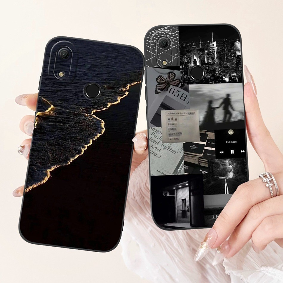 Huawei Y6s (2019) เคสป้องกันเลนส์ HuaweiY6s Y 6S 2019 JAT-LX3 JAT-L29 JAT-LX1 แฟชั่นทาสีซิลิโคนอ่อนนุ่มเคสโทรศัพท์