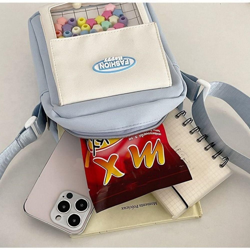 Olini กระเป๋าตุ๊กตา, PVC Uniform JK Kawaii Itabag, กระเป๋าสะพายกระเป๋าสะพายข้างกระเป๋าใส