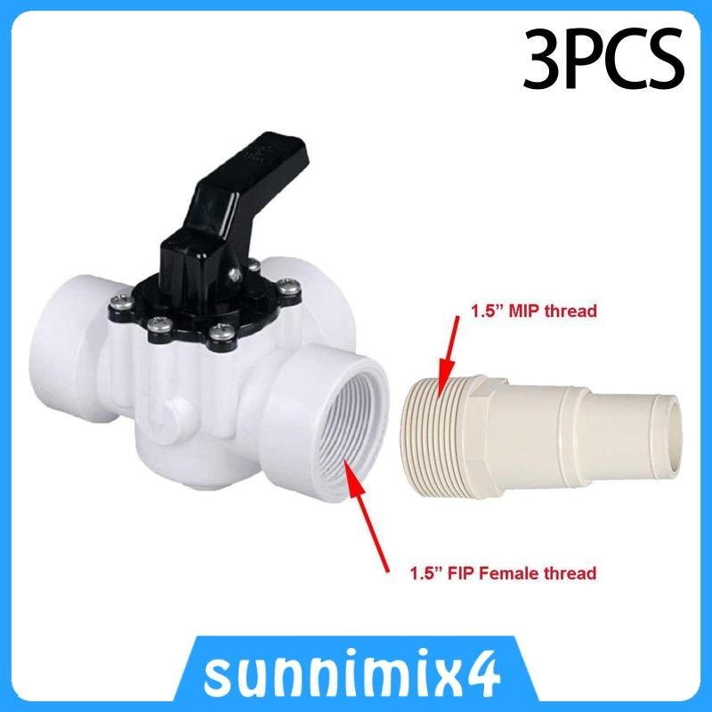 [H2Sports] 3x Spx1091Z7 Spx1091Z4 1.25 "/1.5 "Universal Comboท่ออะแดปเตอร์สระว่ายน้ําปั๊มท่อสําหรับ 