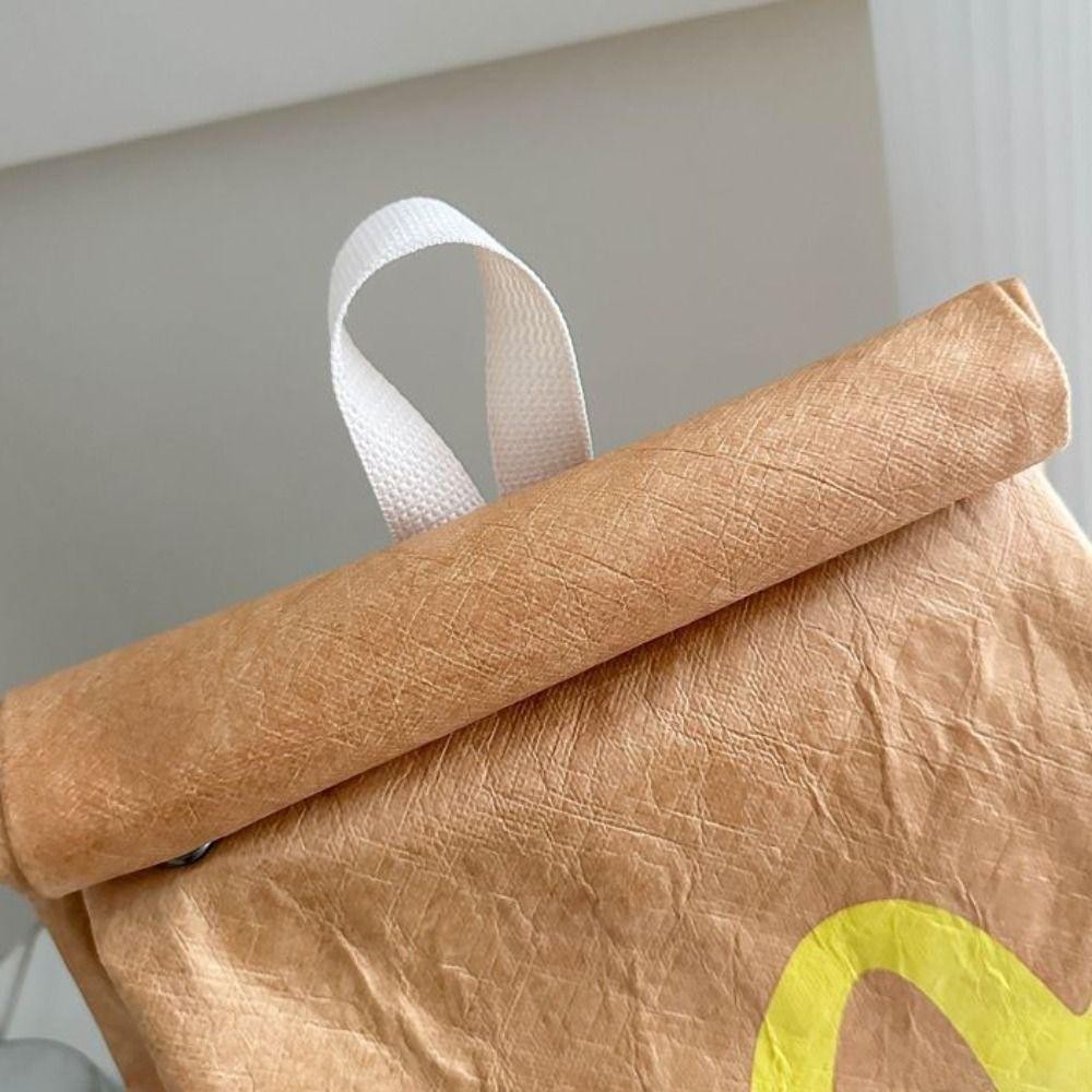 Jeremy1 กระเป๋าเป้สะพายหลังของ McDonald, กระเป๋าถือ Letter DuPont Paper Bag, การ์ตูนแบบพกพากันน้ํา Starbucks Nylon Bag Travel