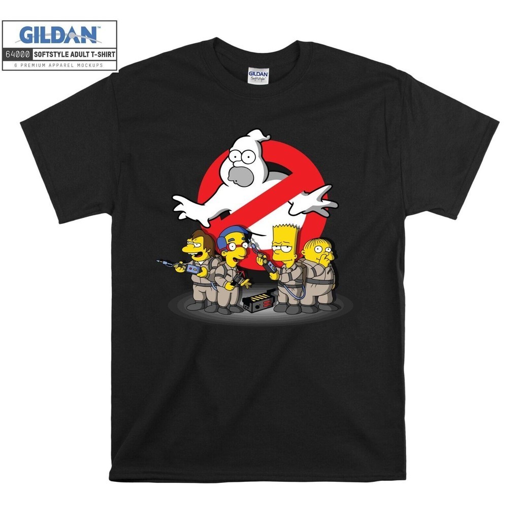 The Simpson Ghost Bart เสื้อยืด Hoodie Tshirt ผู้ชาย E811