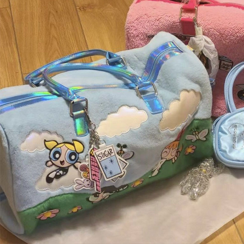 Amila The Powerpuff Girls Large Capacity Hand-Held กระเป๋าเดินทาง