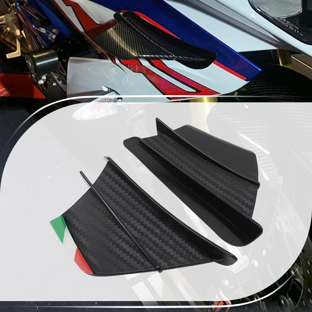 Yฝาครอบปีกสปอยเลอร์ตามหลักอากาศพลศาสตร์ของรถมอเตอร์ไซด์ฝาครอบปีก R1 R3 R7 R25 R6สำหรับ BMW S1000RR S