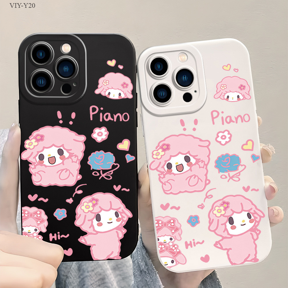 VIVO Y21 Y33S Y33T Y15S Y50 Y20 Y20S Y12S Y12A Y17 Y15 Y12 Y16 Y19 Y91C V25 V23 V23E V20 Pro 5G เคสวีโว่ Sweet Lamb เคส