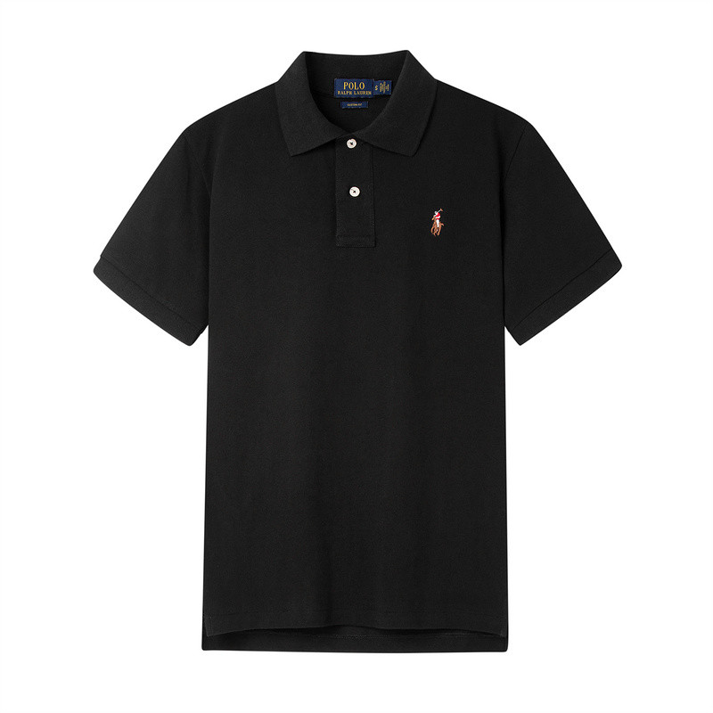 ขายร้อนใหม่เสื้อโปโลปกผู้ชายผ้าฝ้ายขนาดบวกธุรกิจระดับไฮเอนด์ลําลองมาตรฐานแขนสั้นเสื้อโปโล