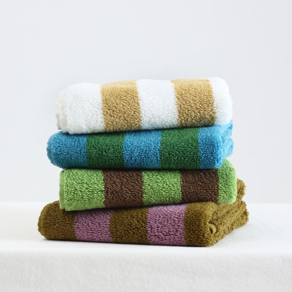 Dreamerhouse ลาย Retro สไตล์ผ้าขนหนูผ้าฝ้าย Combed Cotton Class A Simple Combed Cotton Towel ห้องน้ําผ้าเช็ดตัวดูดซับ