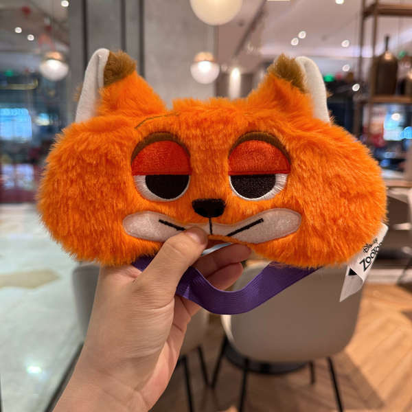 ผ้าปิดตานอน ผ้าปิดตา ดิสนีย์ของแท้ Zootopia Judinik Plush Eye Mask Blackout พักกลางวันนอนเด็กนักเรียนพิเศษ