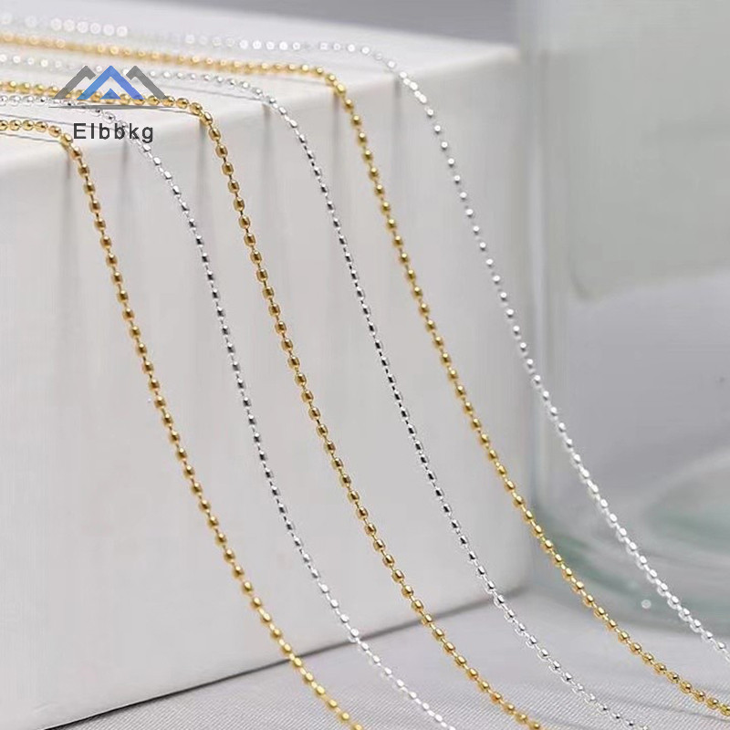 Eibbkg 100cm โซ่โลหะเล็บ Charm Rhinestone 3D ตกแต่งเล็บเล็บฝรั่งเศส DIY อุปกรณ์เสริมเล็บเครื่องมือลดราคา