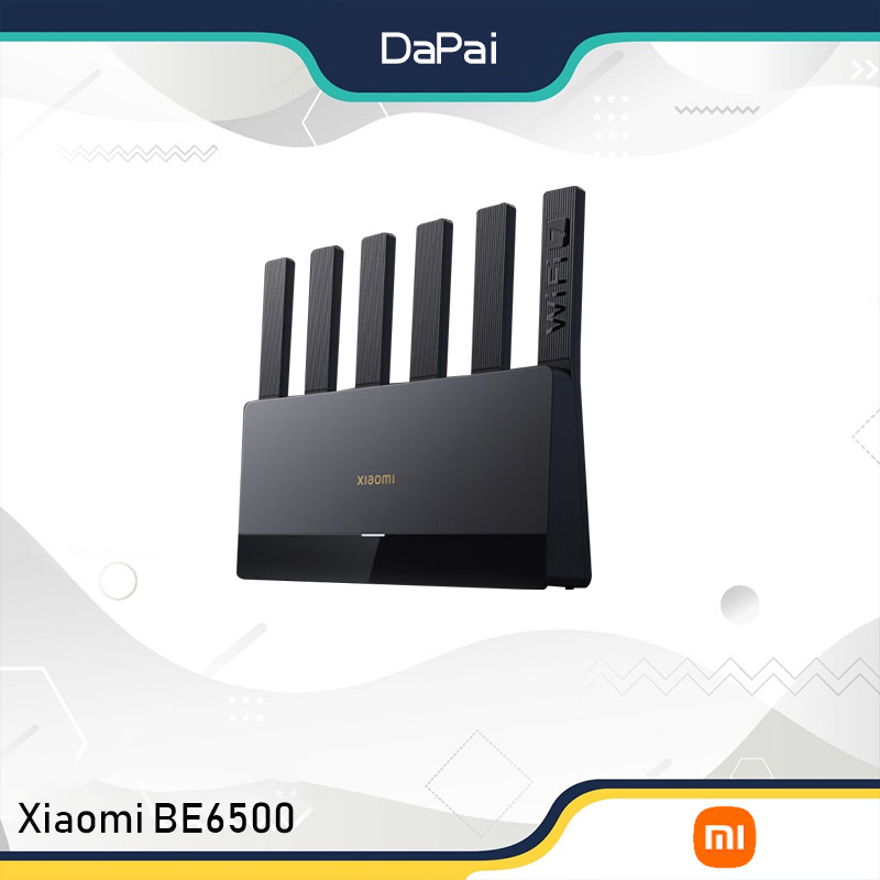 เราเตอร์ Xiaomi BE6500 Wi Fi 7 6500 Mbps พอร์ตเครือข่าย 2.5G เต็ม 4-core โปรเซสเซอร์ Qualcomm IoT อัจฉริยะเชื่อมโยงเครือข่ายรักษาความปลอดภัยบ้านเราเตอร์