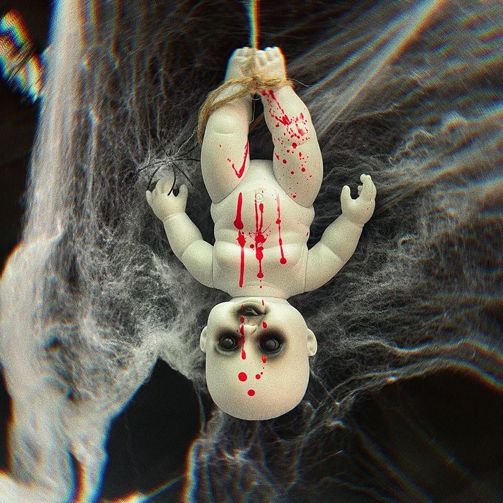 ตุ๊กตาฮาโลวีน KICV, ตุ๊กตาซอมบี้ที่เปิดเผยด้วยมือ, พลาสติก DIY Prop ตกแต่งเทศกาลผี ตุ๊กตา Terror ตกแต่งฮาโลวีน - รูปที่ 7